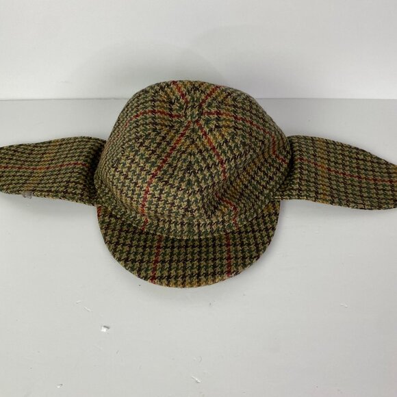 Men's Classic Houndstooth Earflap Hat - Picture 2 of 13